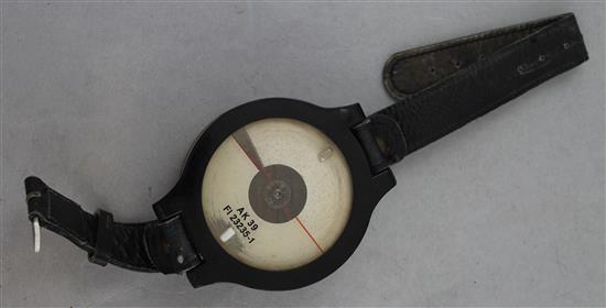 A WWII German Luftwaffe AK-39 wrist compass,